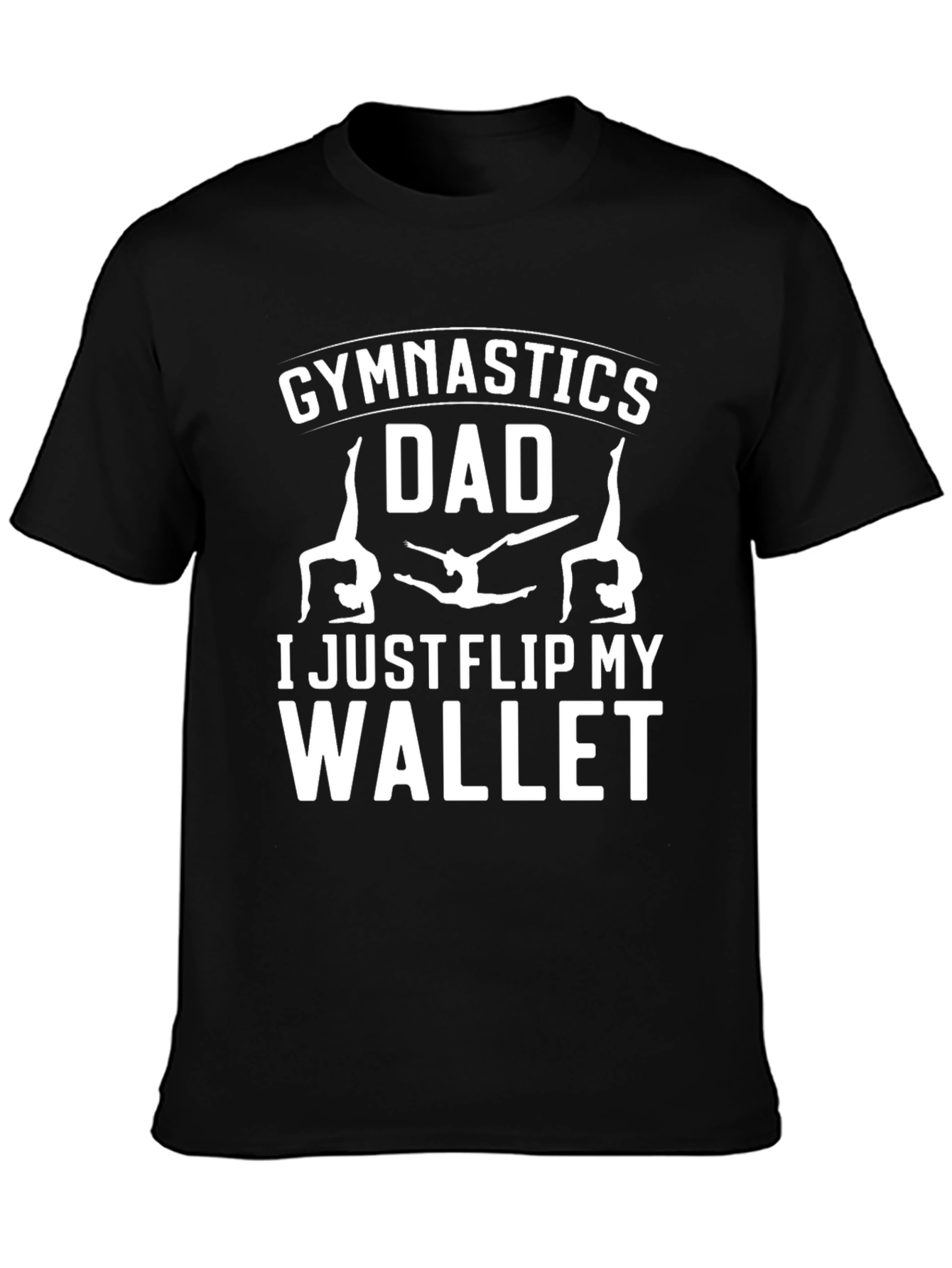 Camiseta Negra de Gimnasia para Papá