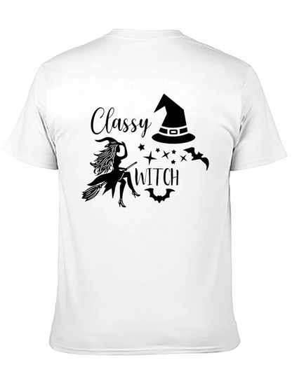 Camiseta Negra Classy Witch Halloween