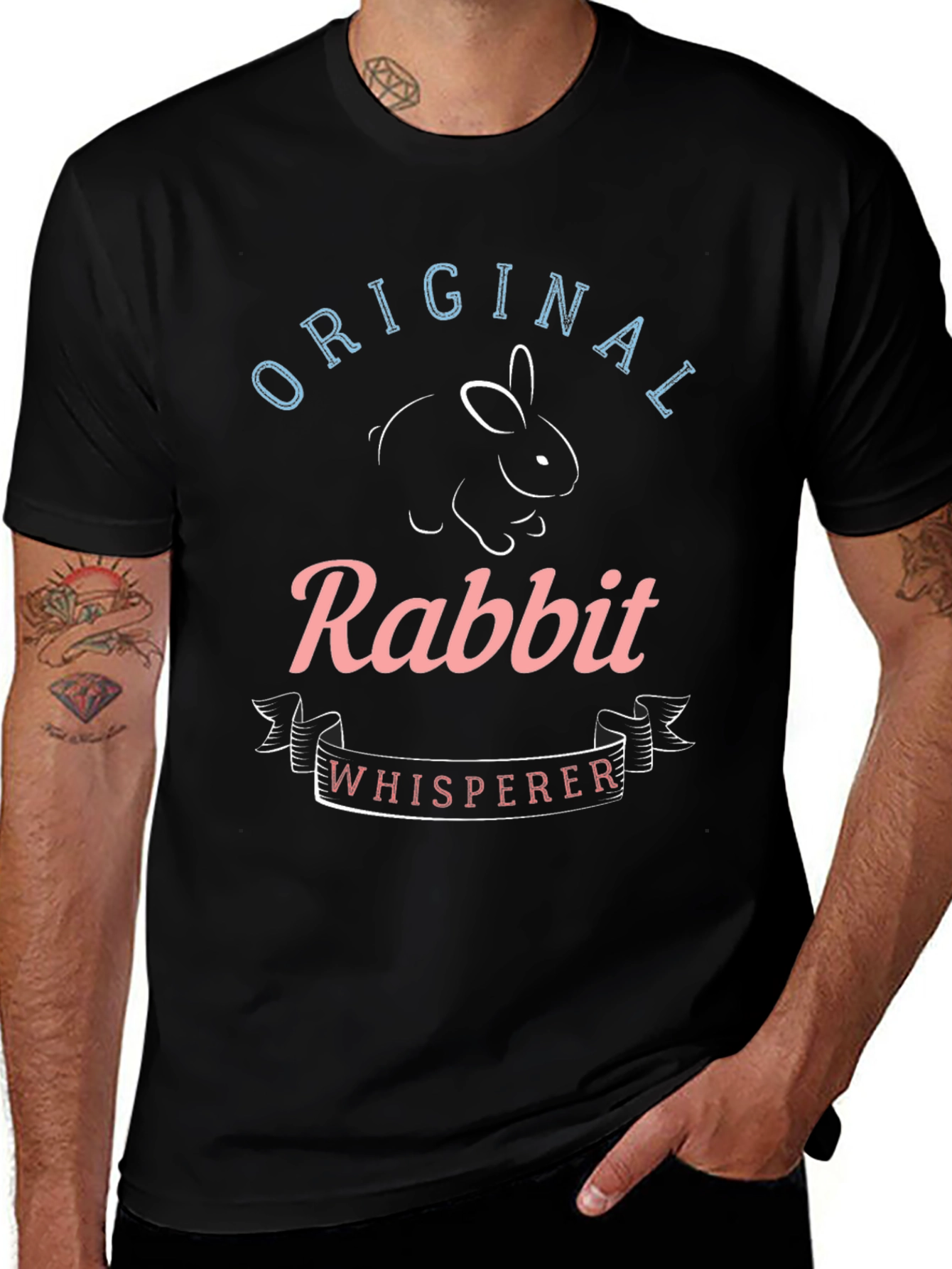 Camiseta Original Rabbit Whisperer Negra