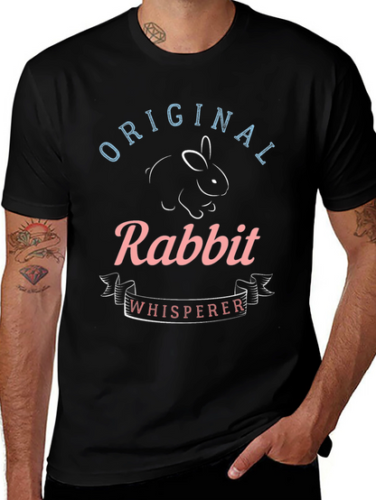 Camiseta Original Rabbit Whisperer Negra