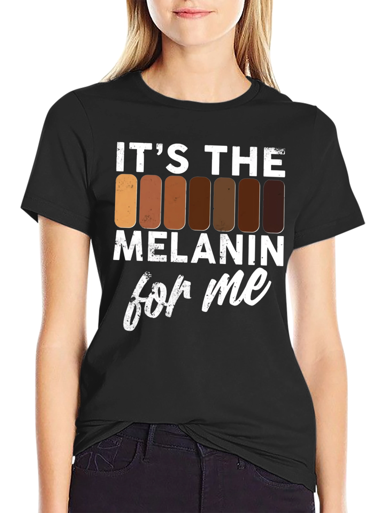 Camiseta Melanin for me Algodón Suave