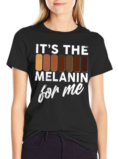 Camiseta Melanin for me Algodón Suave
