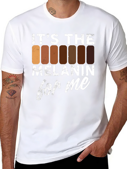Camiseta Melanin for me Algodón Suave