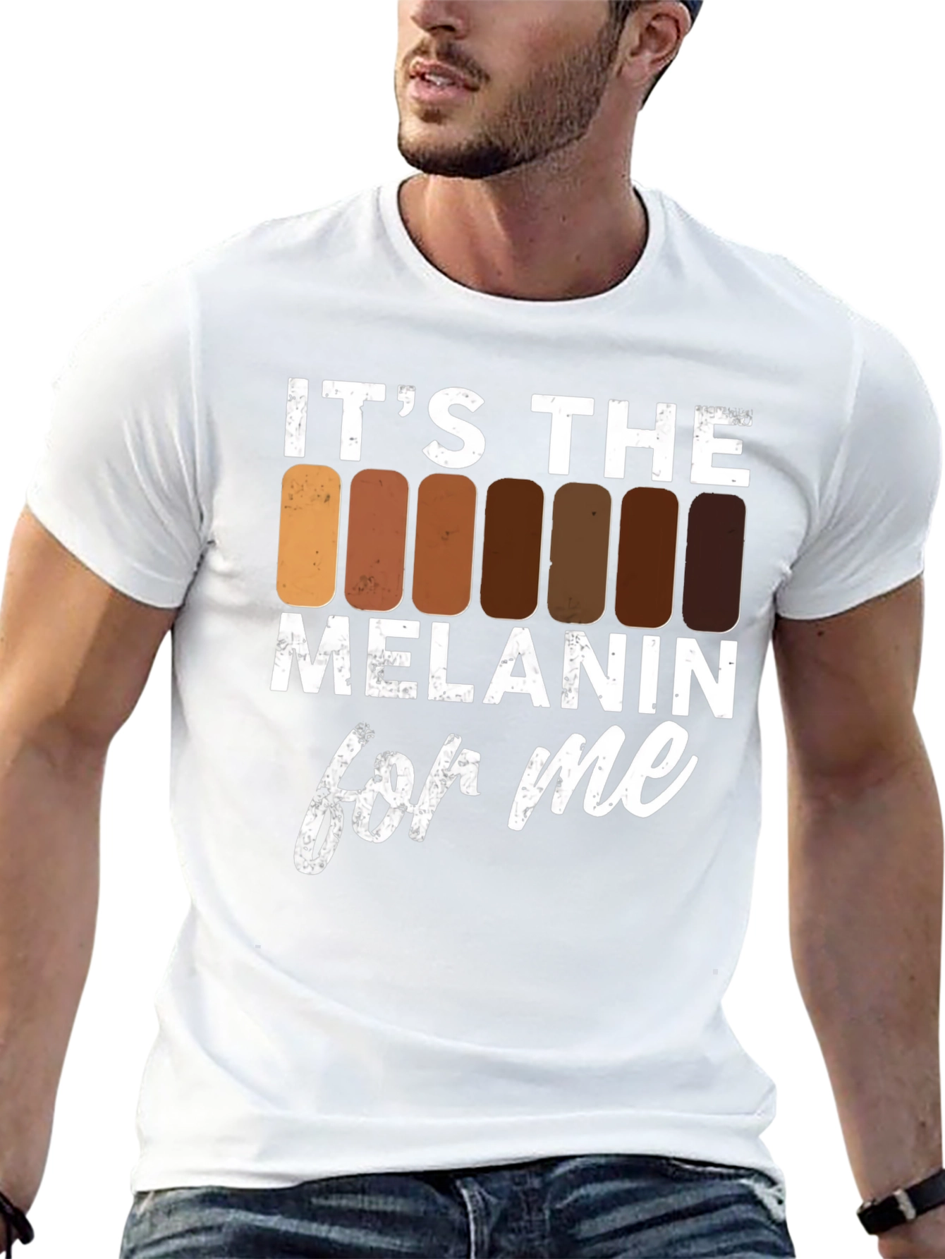 Camiseta Melanin for me Algodón Suave