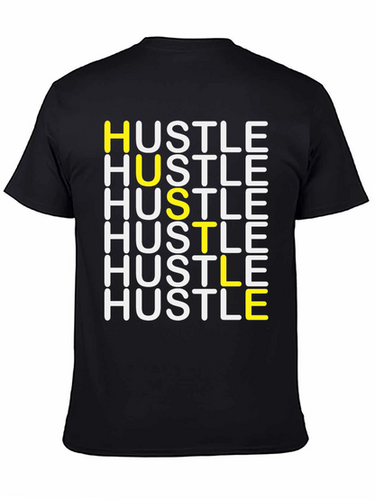 Camiseta Negra Hustle para Hombre