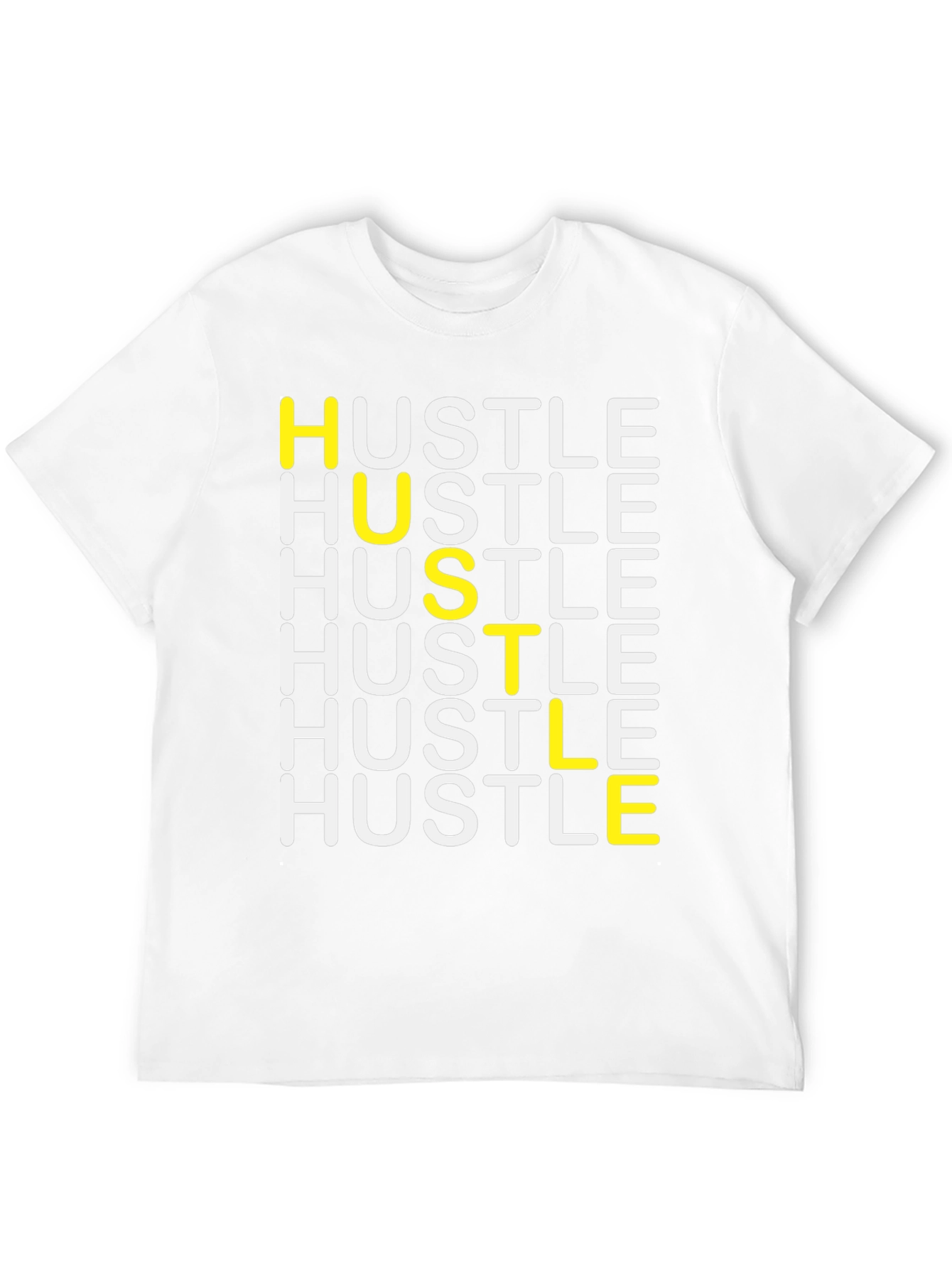 Camiseta Negra Hustle para Hombre