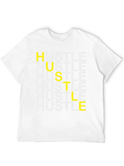 Camiseta Negra Hustle para Hombre