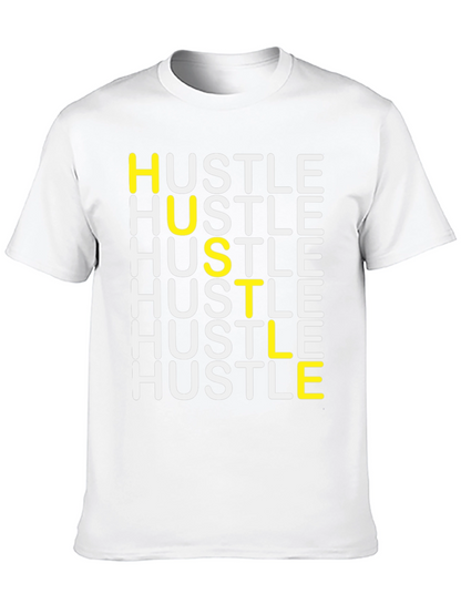 Camiseta Negra Hustle para Hombre