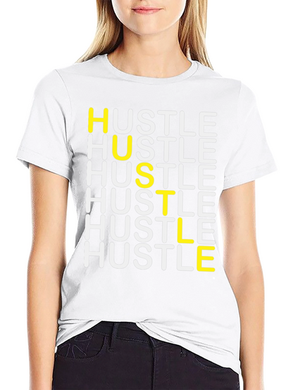 Camiseta Negra Hustle para Hombre