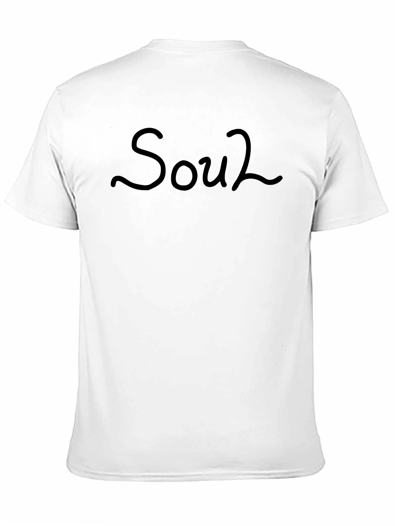 Camiseta Negra Soul2 para Hombre - Estilo Casual