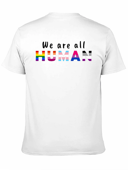 Camiseta Negra We are all Human Orgullo LGBT