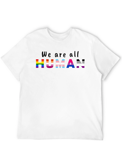 Camiseta Negra We are all Human Orgullo LGBT