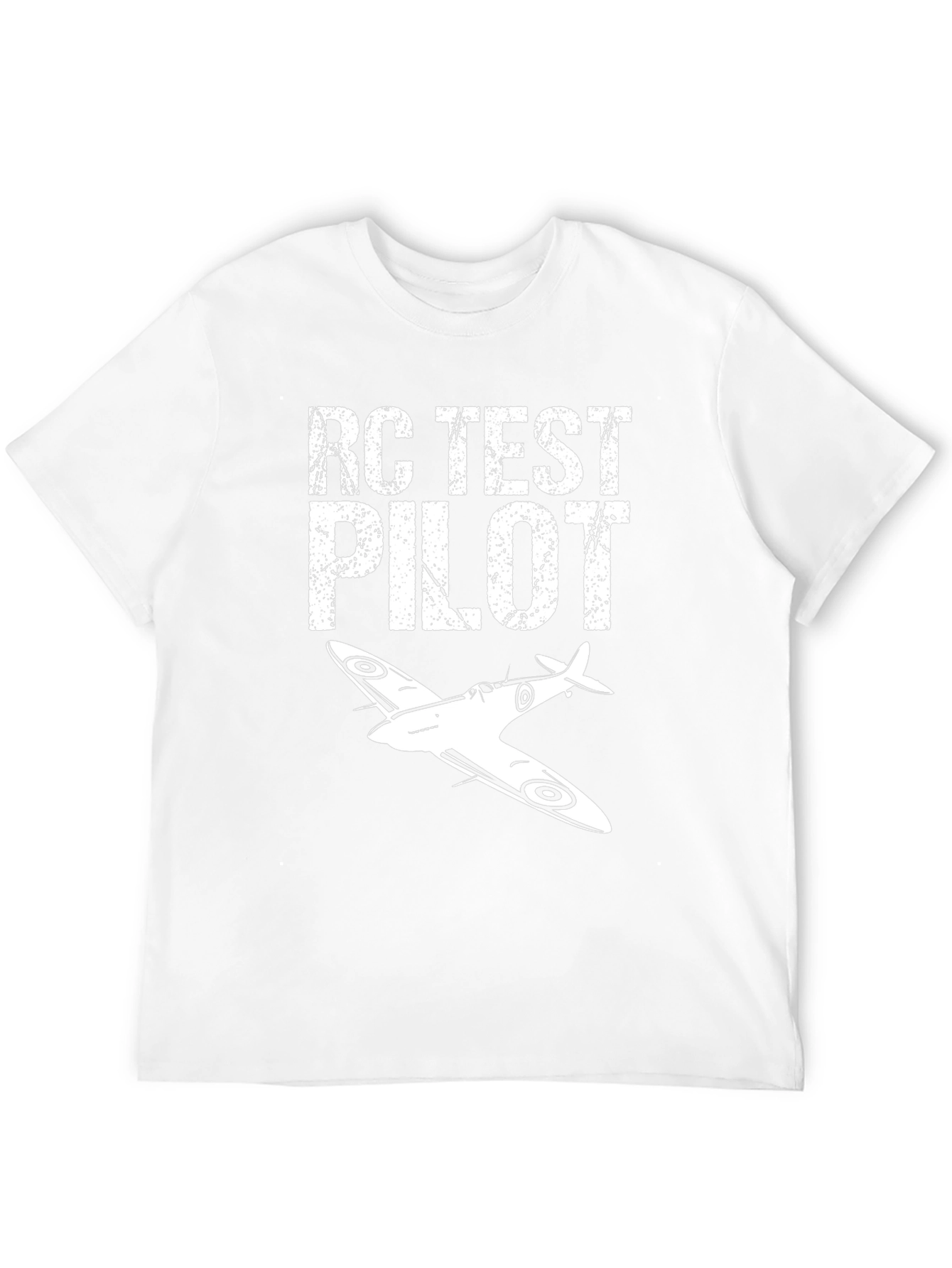 Camiseta Negra RC Test Pilot - Diseño Aviación