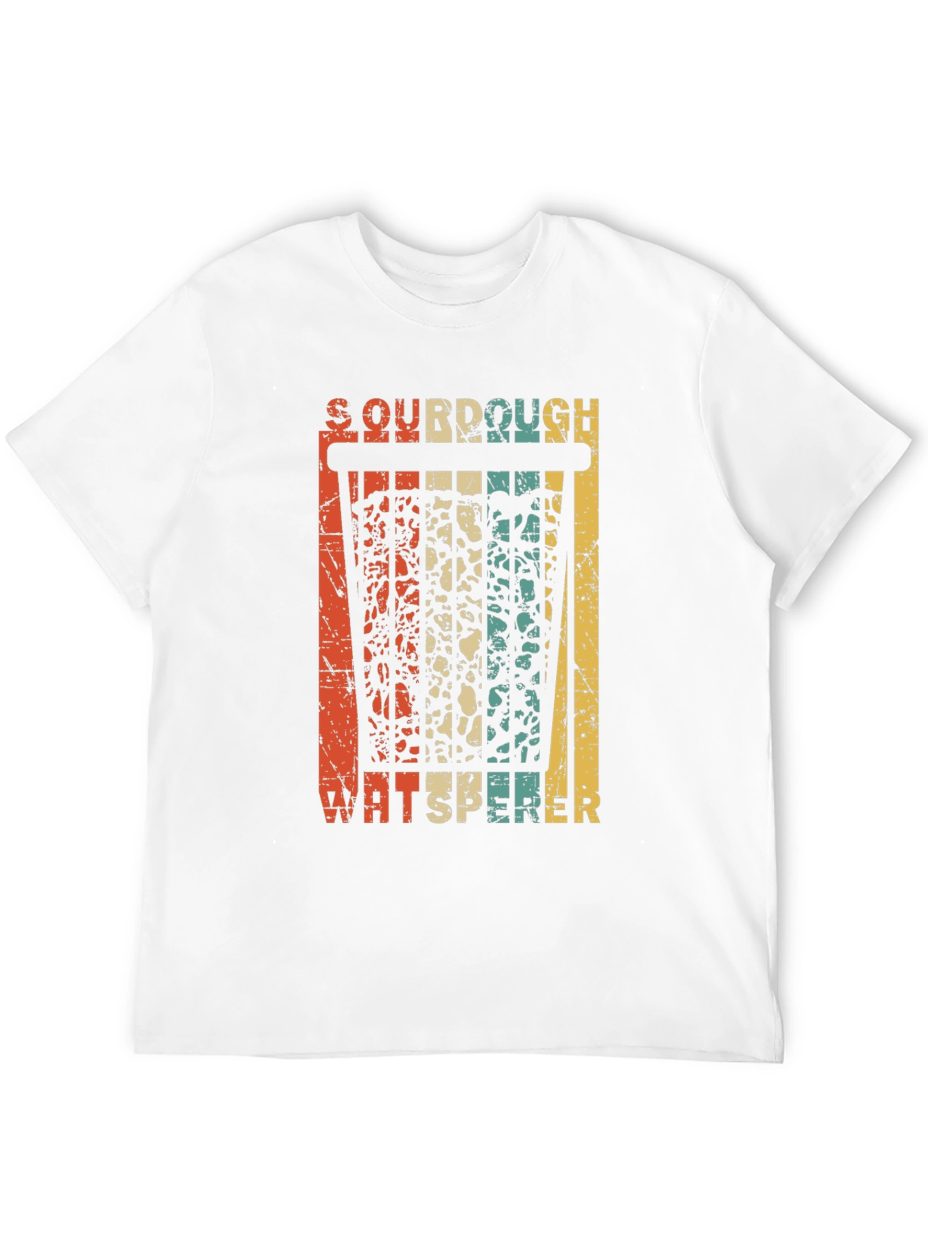 Camiseta Negra Sourdough Whisperer Retro