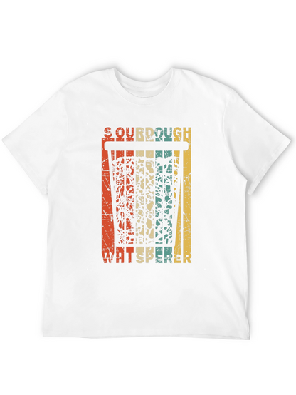 Camiseta Negra Sourdough Whisperer Retro
