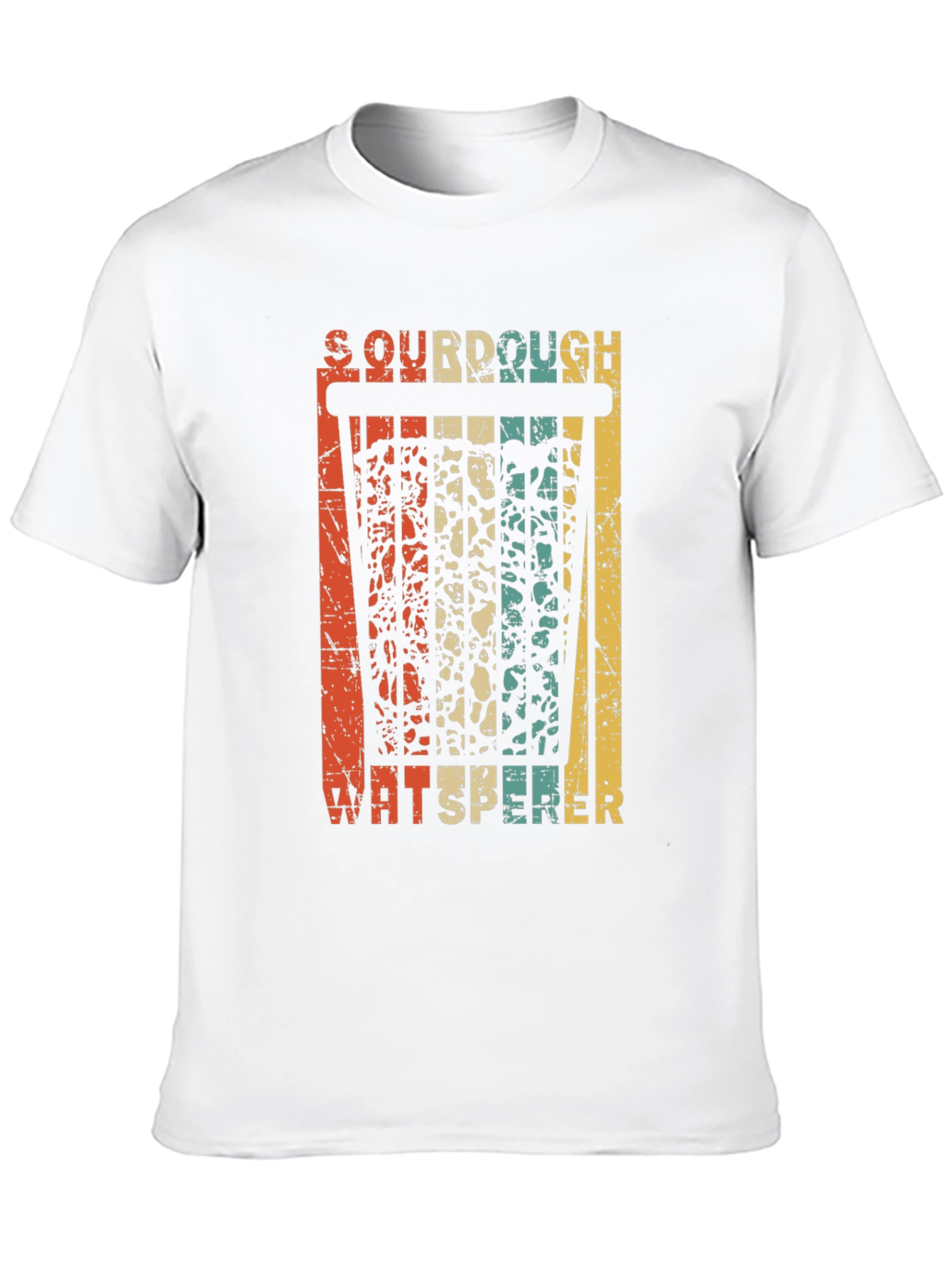 Camiseta Negra Sourdough Whisperer Retro