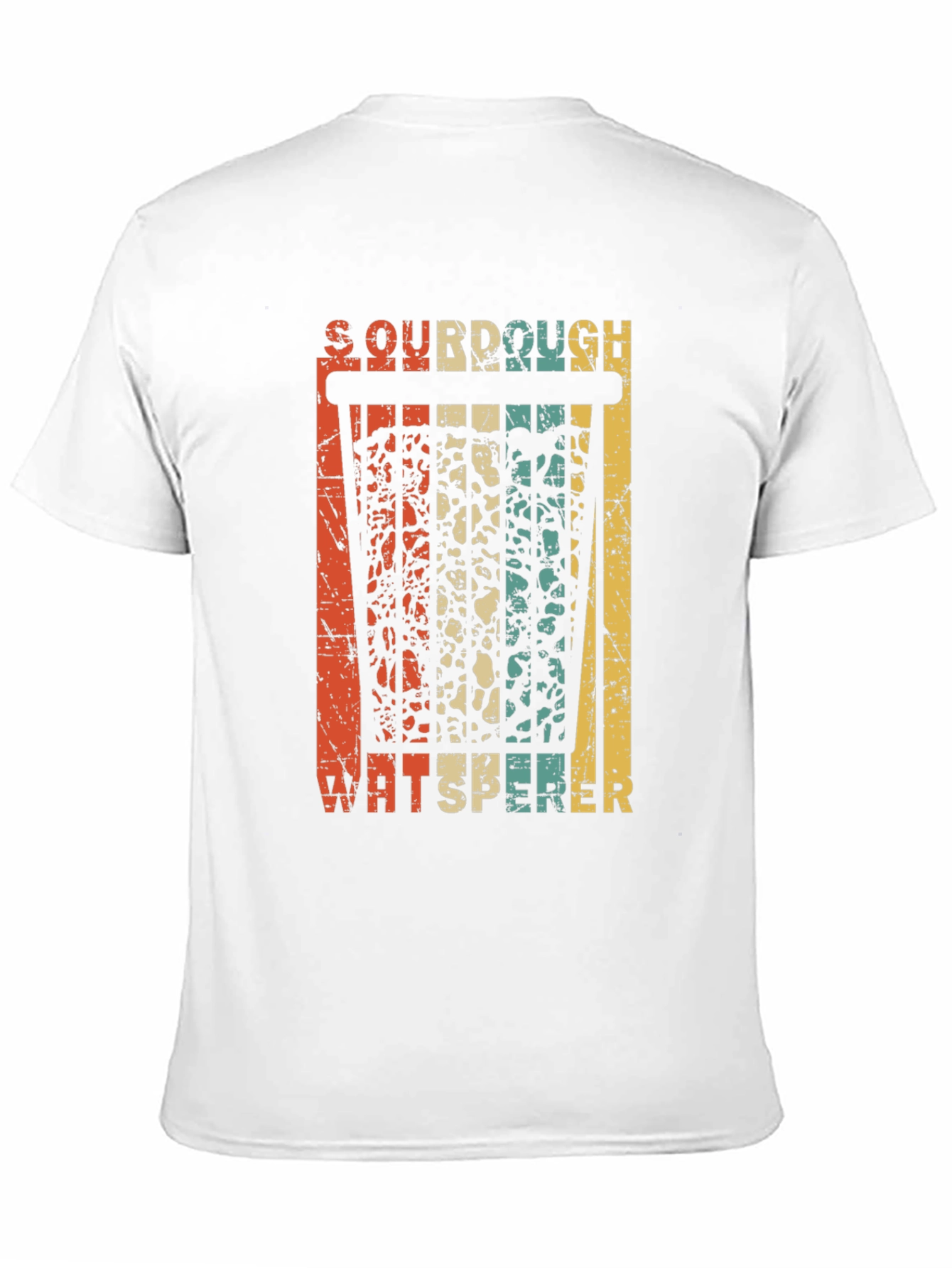 Camiseta Negra Sourdough Whisperer Retro