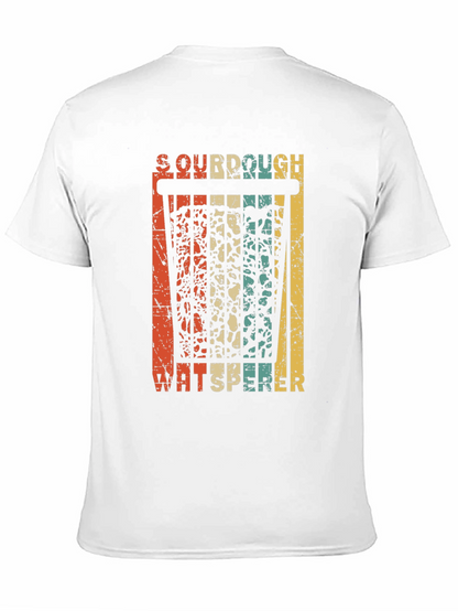 Camiseta Negra Sourdough Whisperer Retro