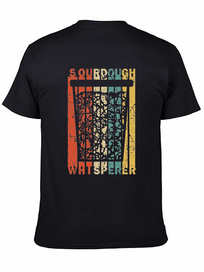 Camiseta Negra Sourdough Whisperer Retro