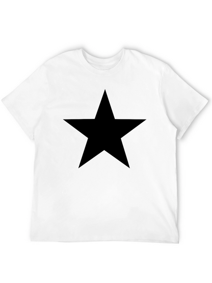 Camiseta Negra Estrella - Estilo Casual y Confort