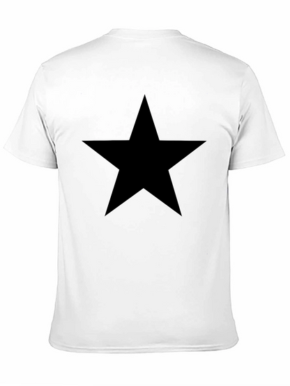 Camiseta Negra Estrella - Estilo Casual y Confort