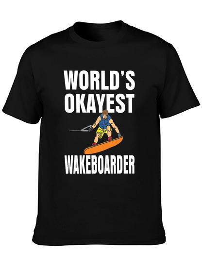 Camiseta Negra: El Wakeboarder Más Okey del Mundo