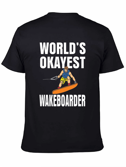 Camiseta Negra: El Wakeboarder Más Okey del Mundo