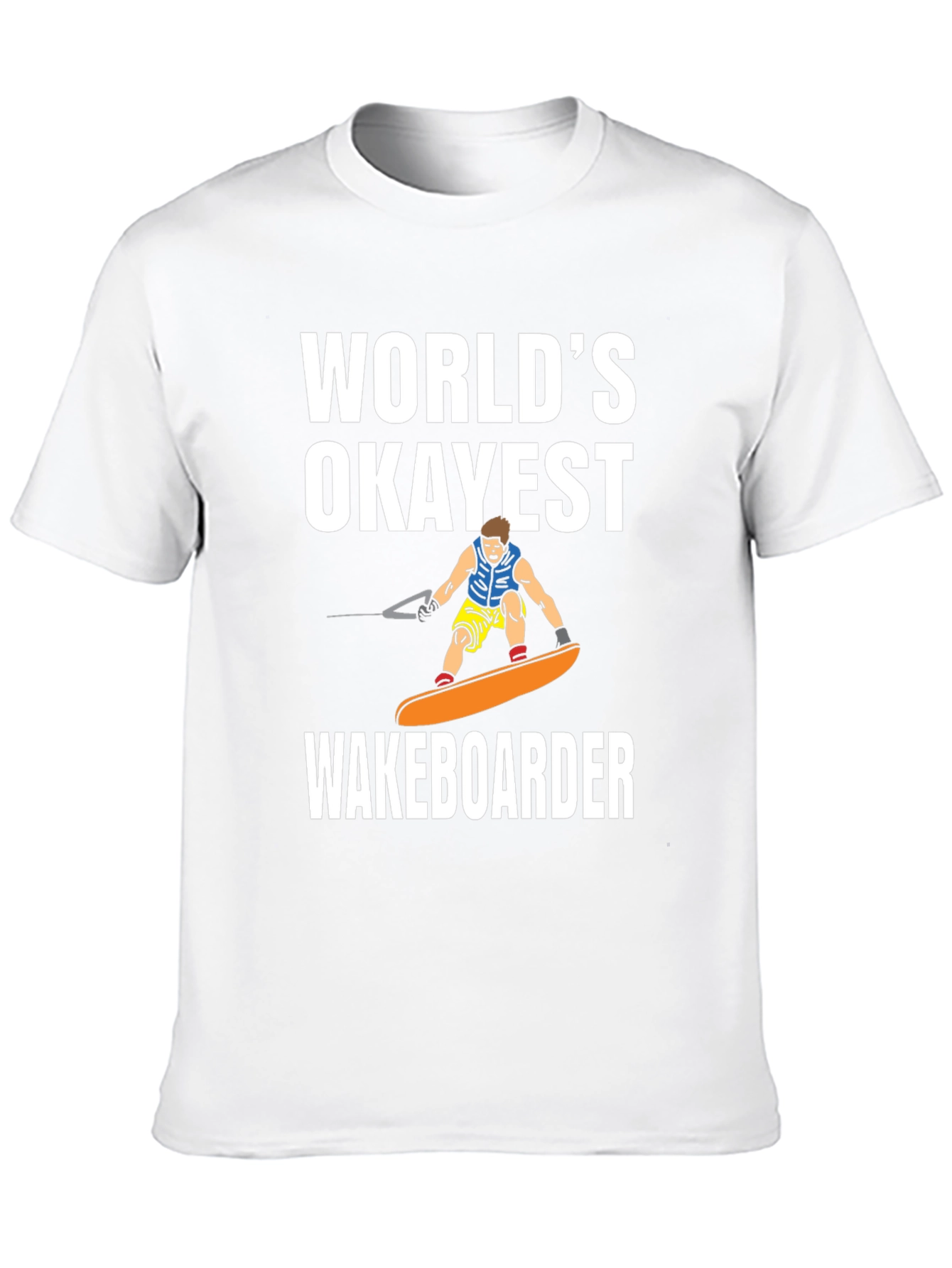 Camiseta Negra: El Wakeboarder Más Okey del Mundo