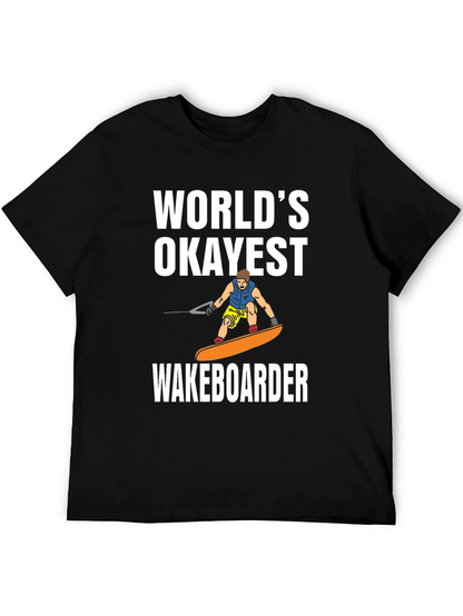 Camiseta Negra: El Wakeboarder Más Okey del Mundo