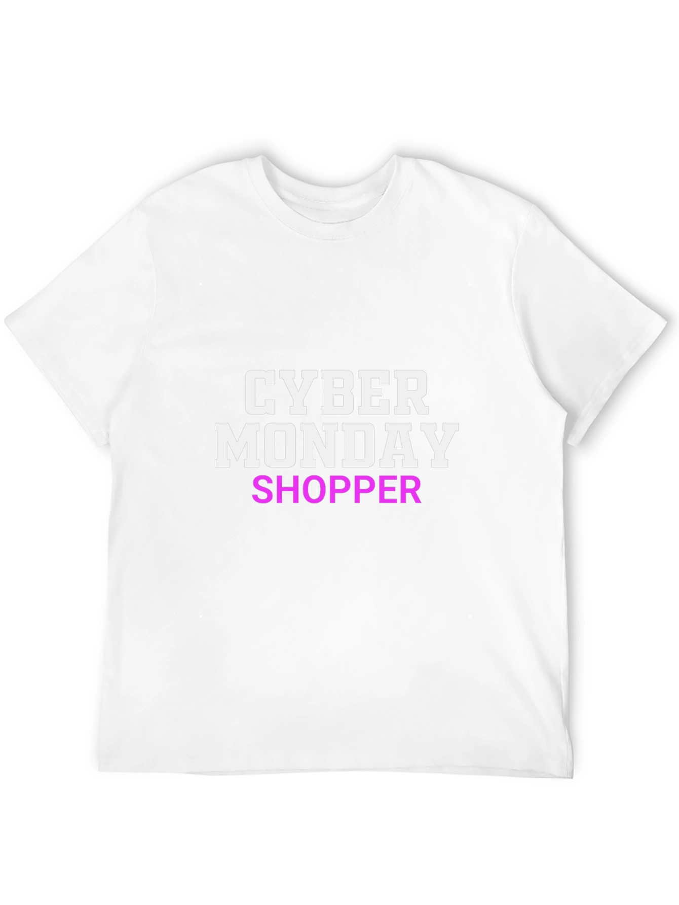 Camiseta Negra Cyber Monday Shopper