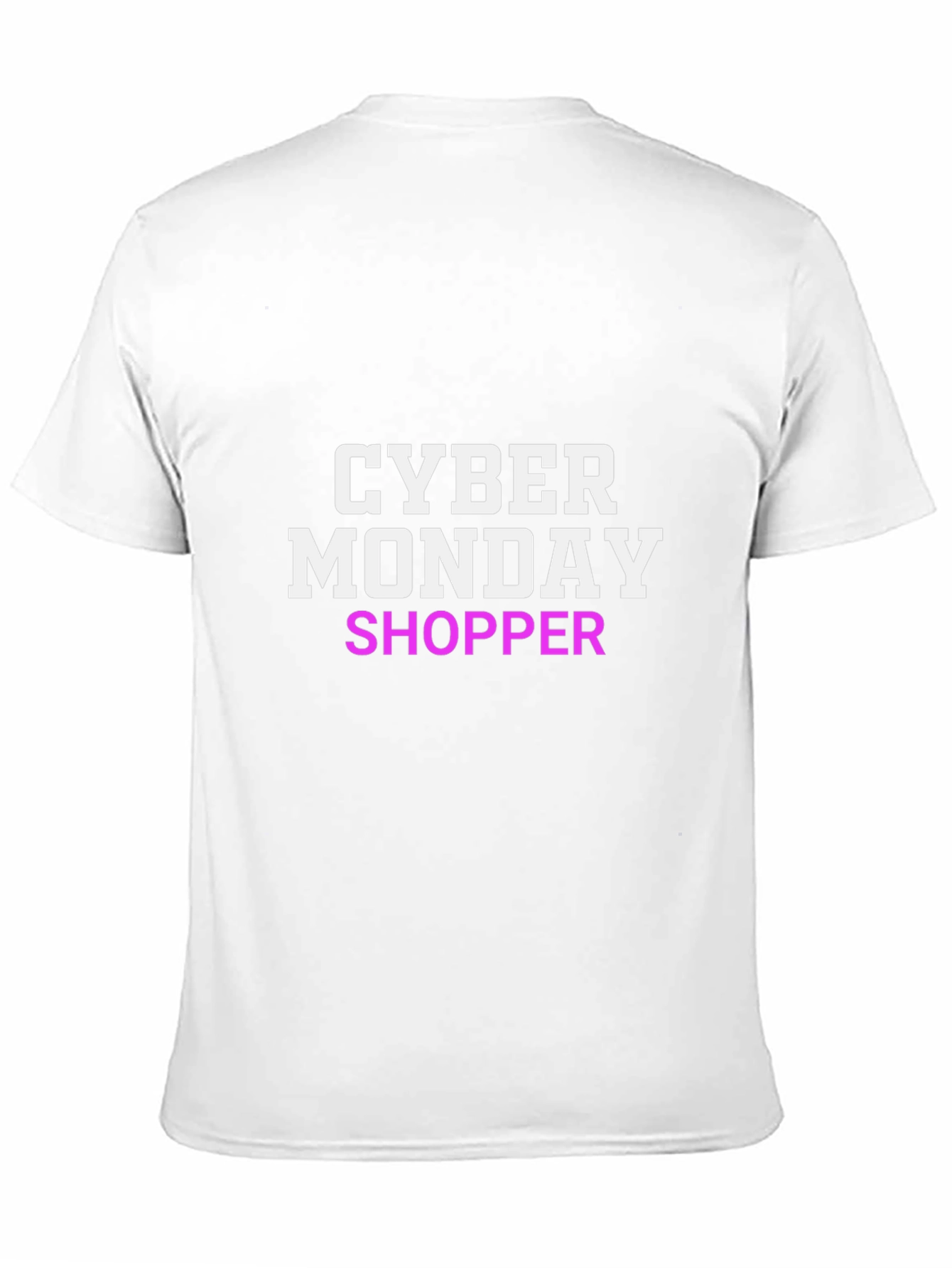 Camiseta Negra Cyber Monday Shopper
