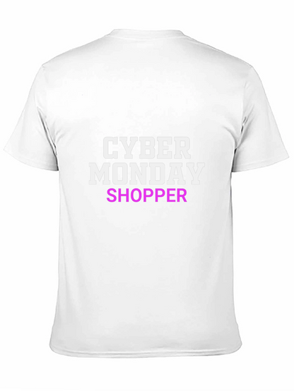 Camiseta Negra Cyber Monday Shopper
