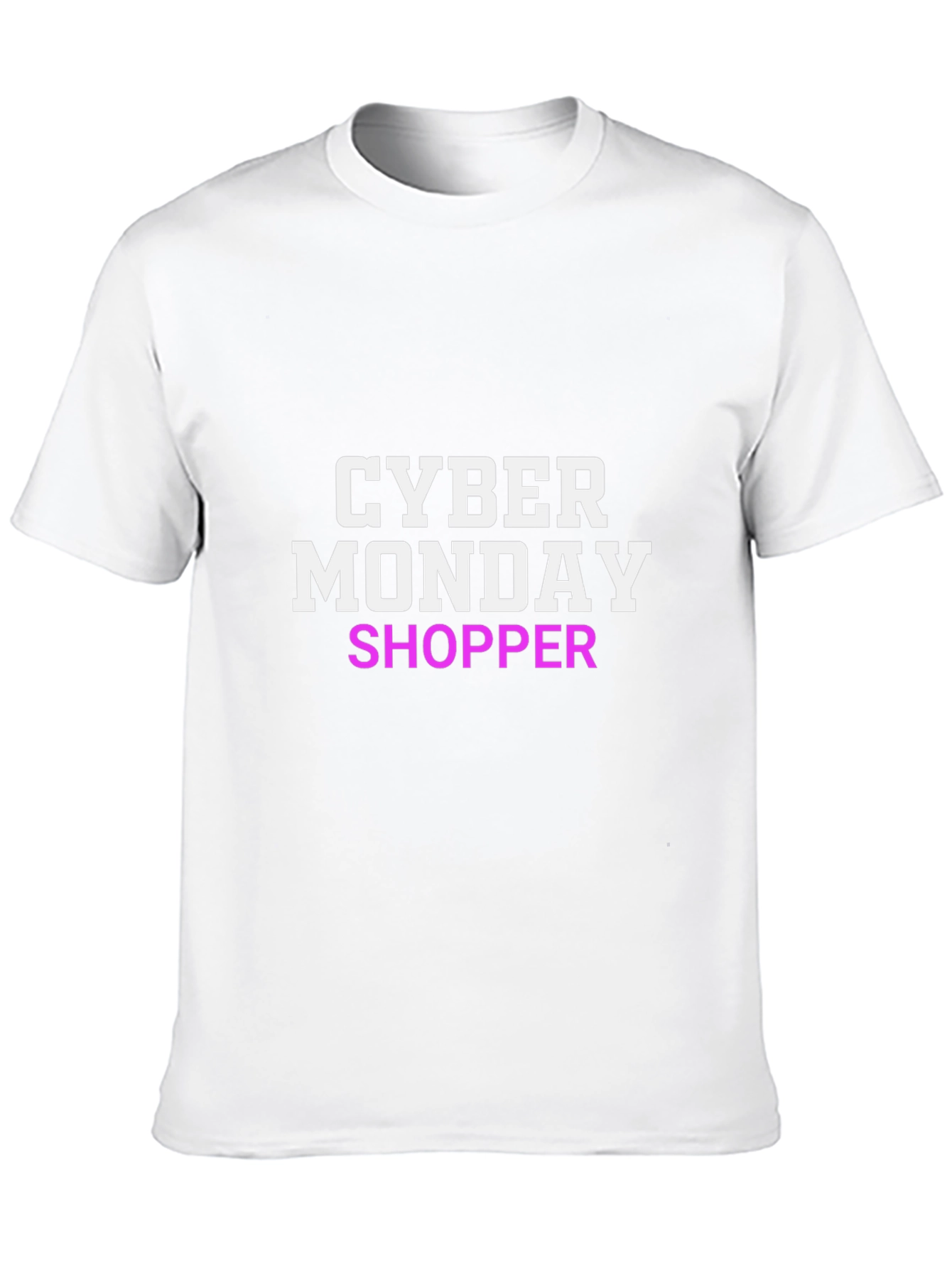 Camiseta Negra Cyber Monday Shopper
