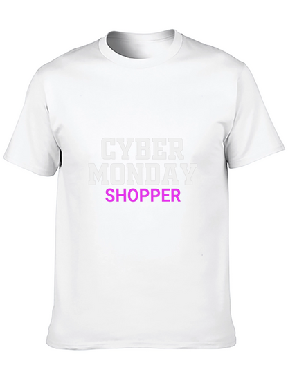 Camiseta Negra Cyber Monday Shopper