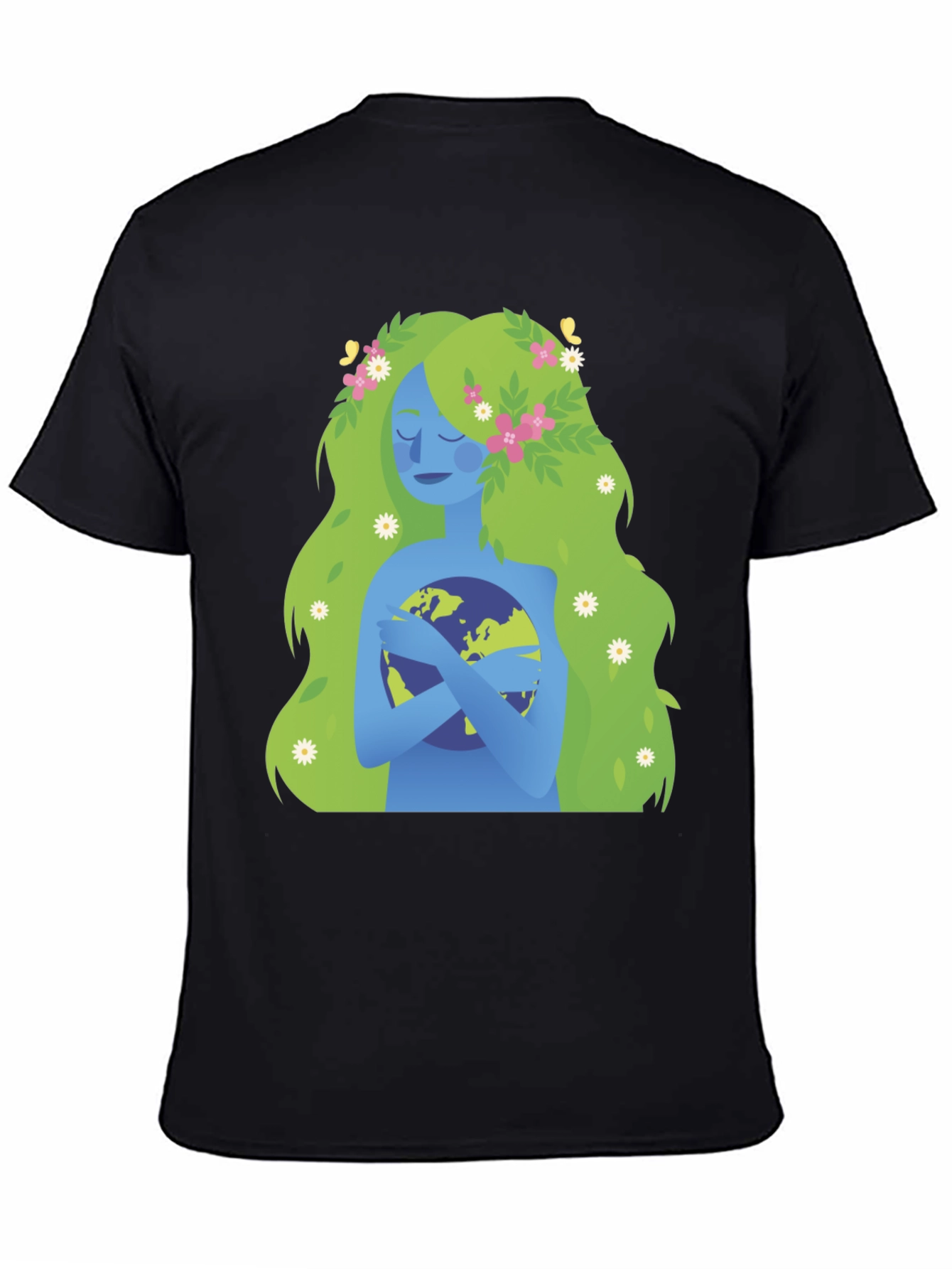 Camiseta Negra: Abraza la Tierra con Estilo