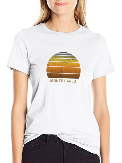 Camiseta Negra Retro Monte Carlo