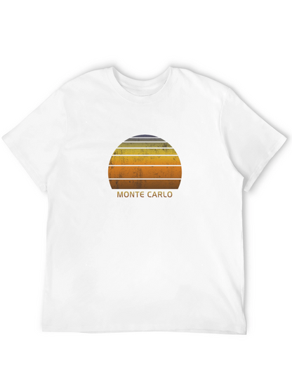 Camiseta Negra Retro Monte Carlo