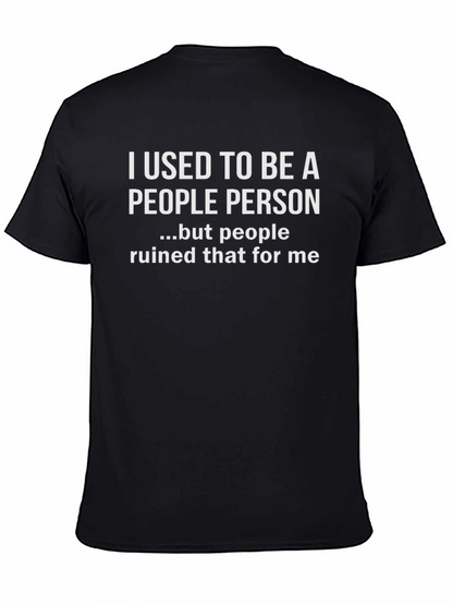 Camiseta Negra: Ex-Persona Sociable