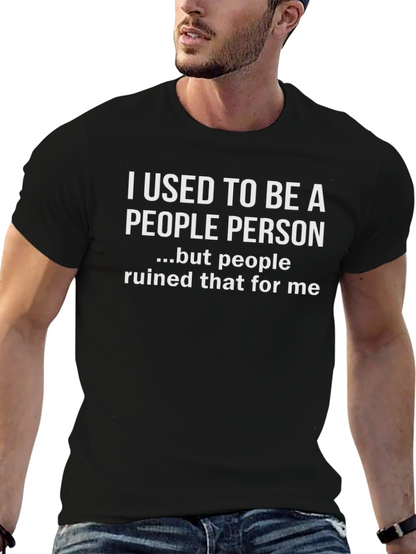 Camiseta Negra: Ex-Persona Sociable