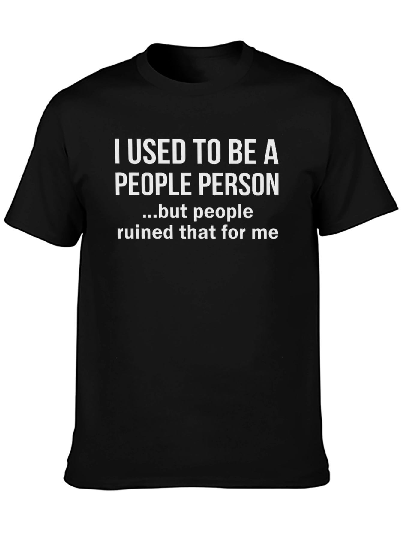 Camiseta Negra: Ex-Persona Sociable