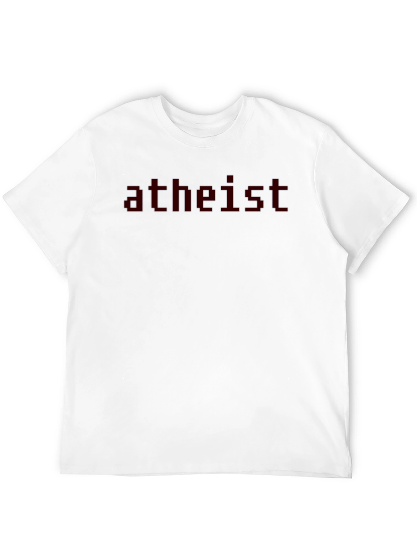Camiseta Negra Atheist para Hombre