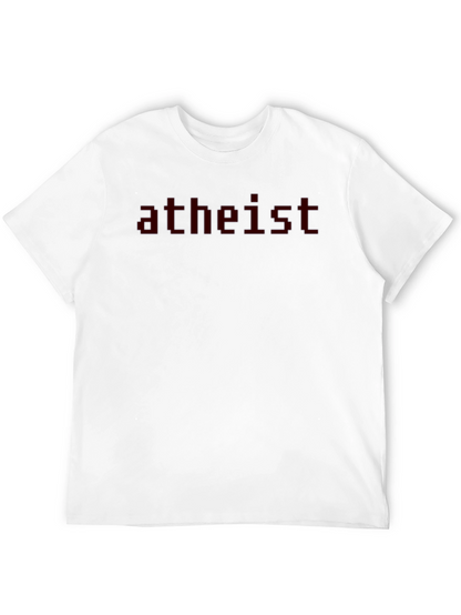 Camiseta Negra Atheist para Hombre