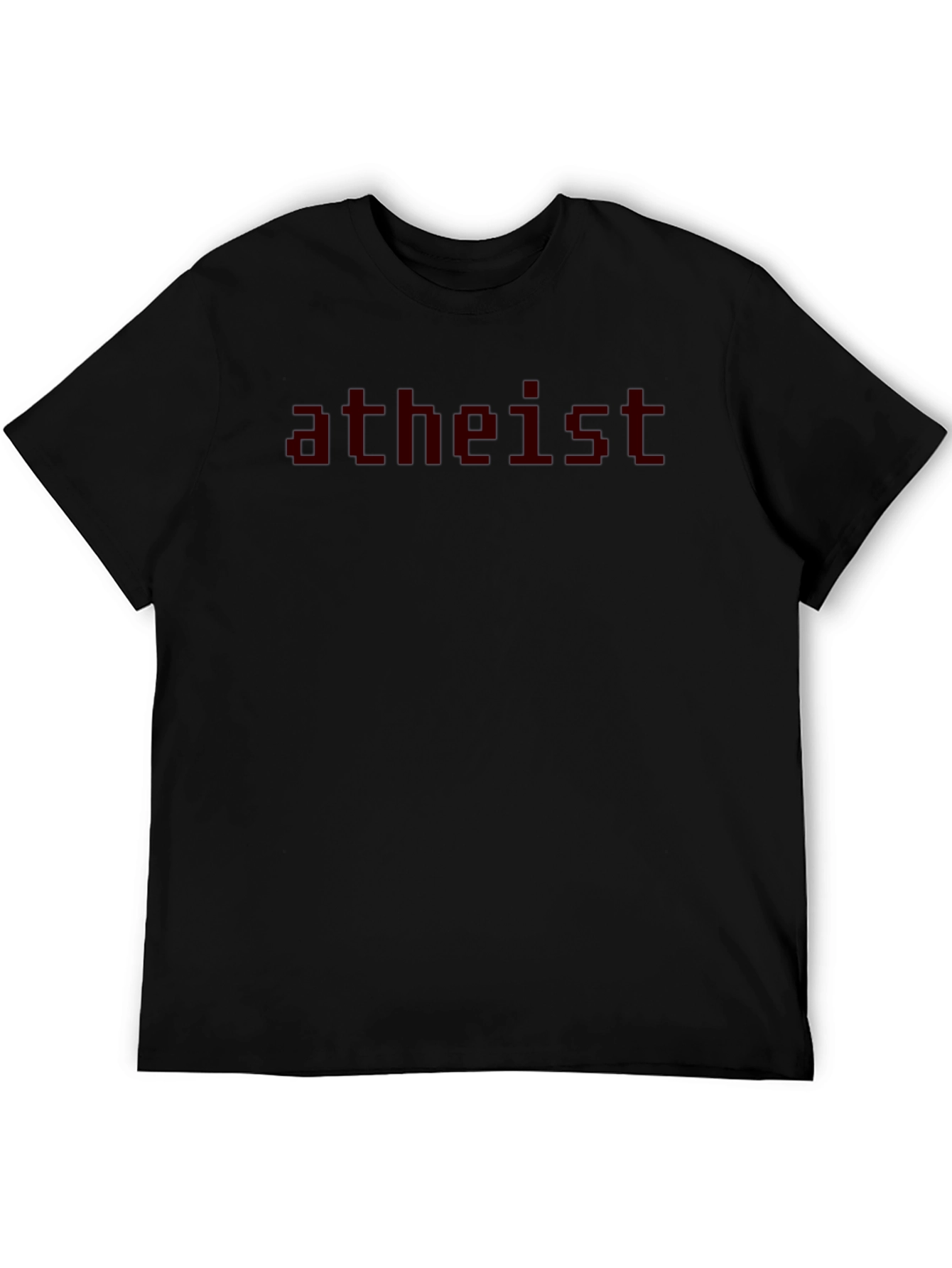 Camiseta Negra Atheist para Hombre