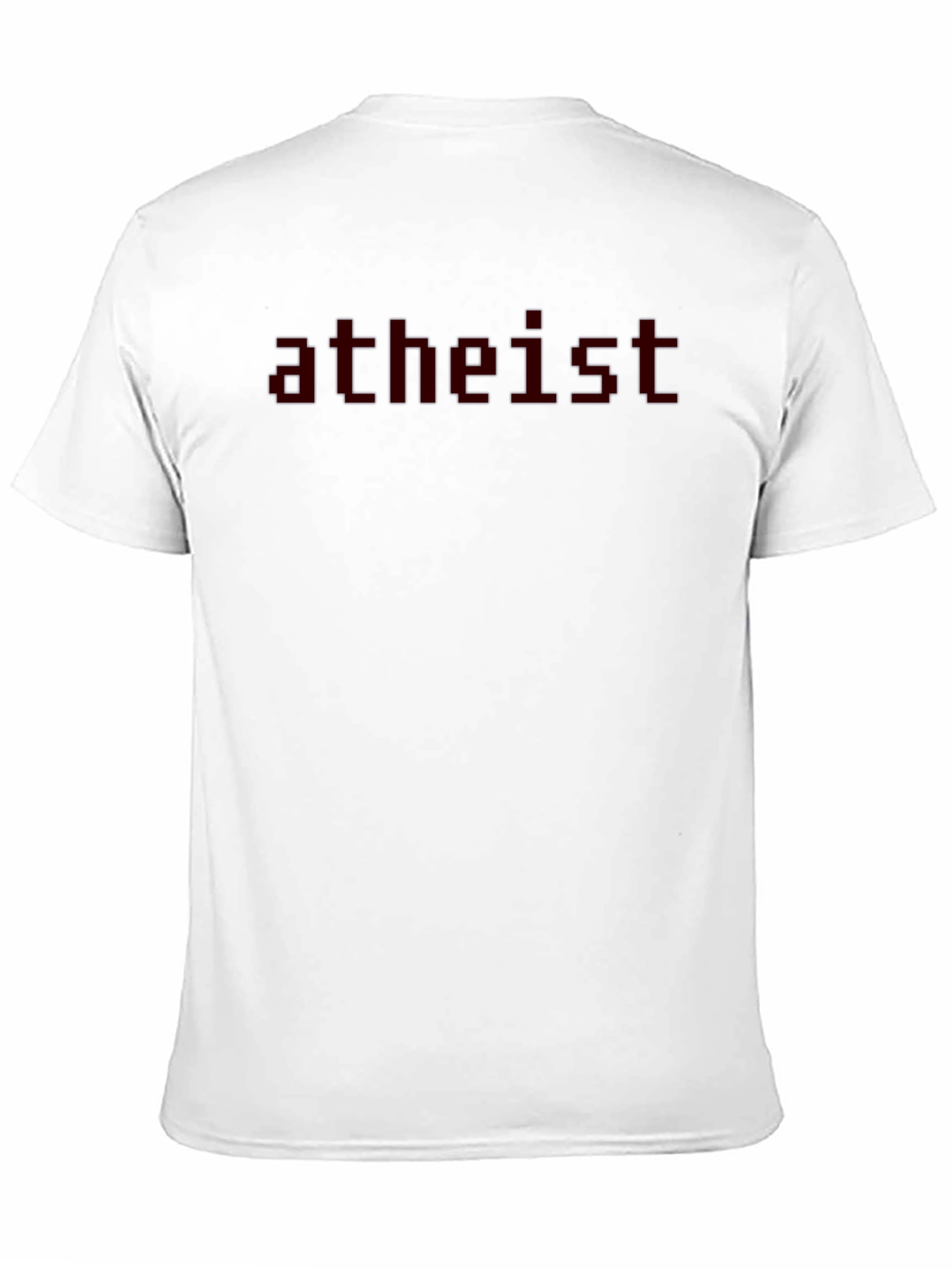 Camiseta Negra Atheist para Hombre