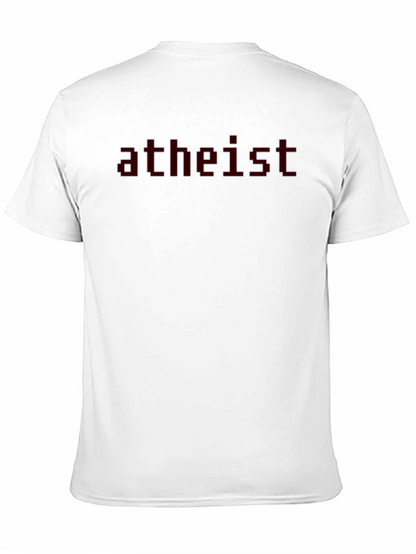 Camiseta Negra Atheist para Hombre