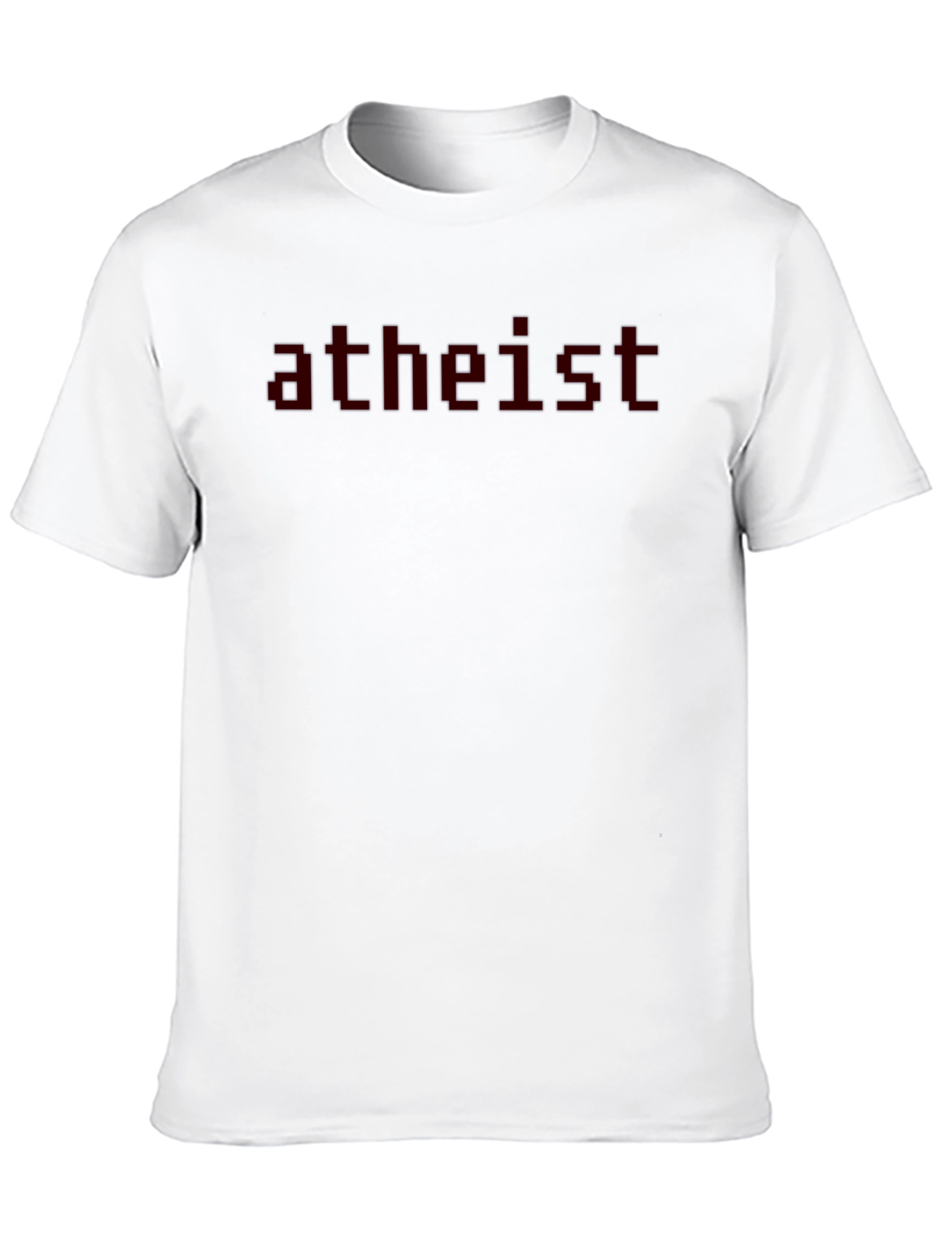 Camiseta Negra Atheist para Hombre