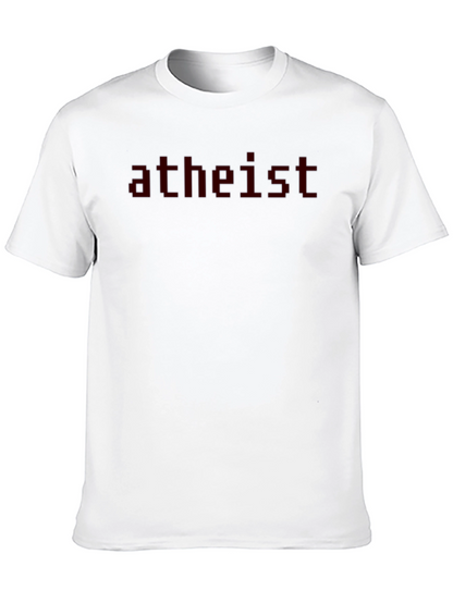Camiseta Negra Atheist para Hombre