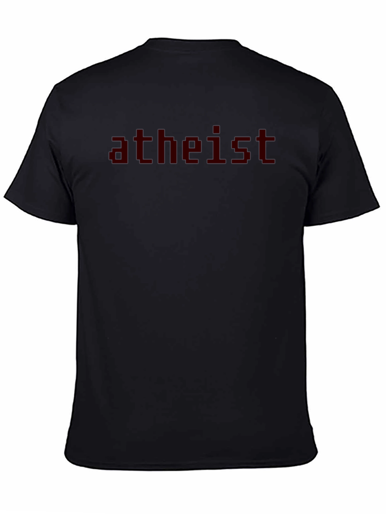 Camiseta Negra Atheist para Hombre