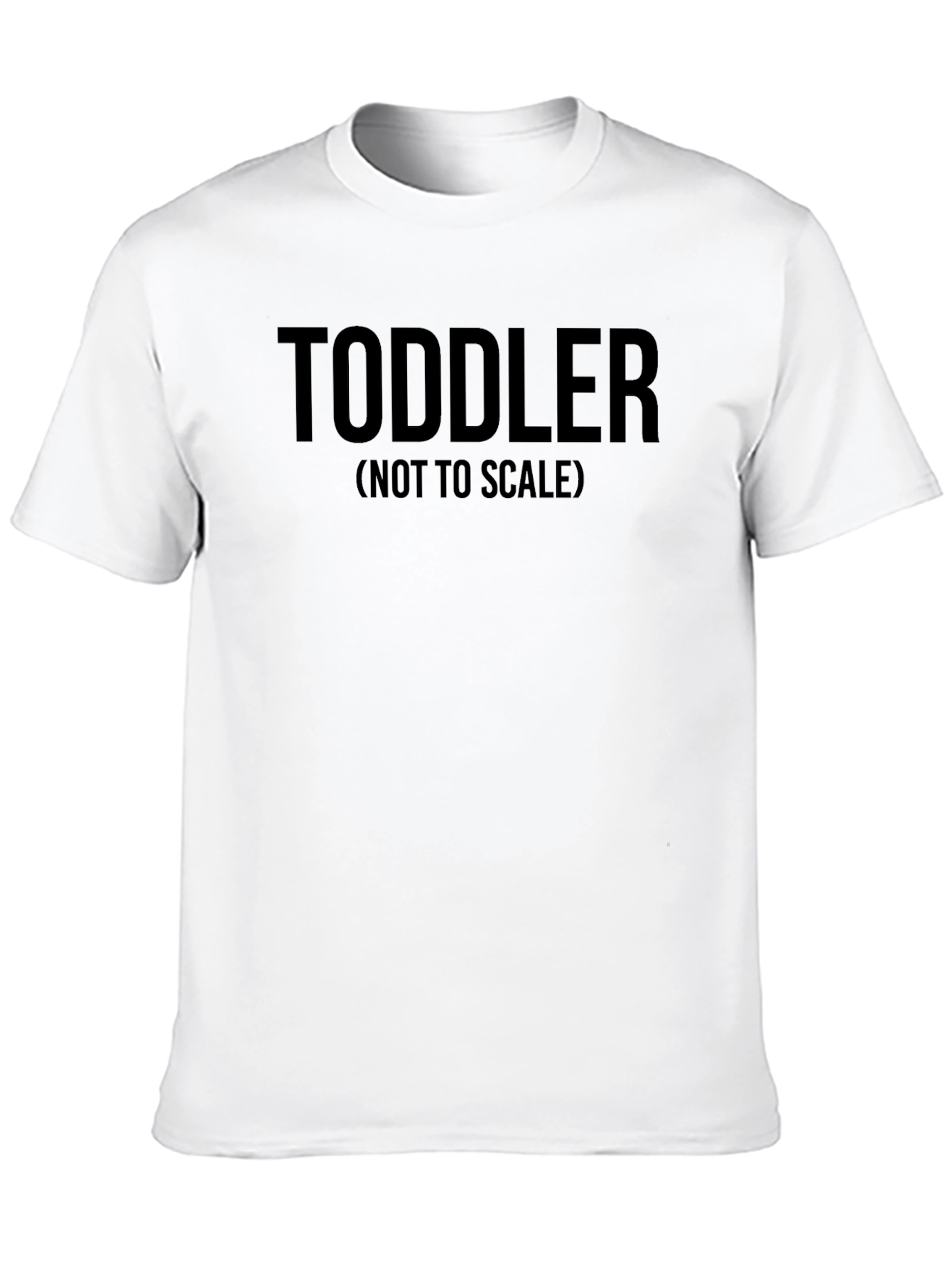 Camiseta Negra: Toddler (No a Escala)