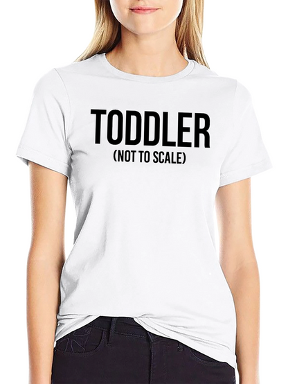 Camiseta Negra: Toddler (No a Escala)